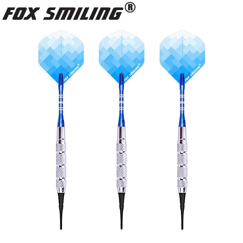 Fox Smiling 3PCS 18g Electronic Soft  Darts With Aluminum Darts Shafts And Nylon Tips