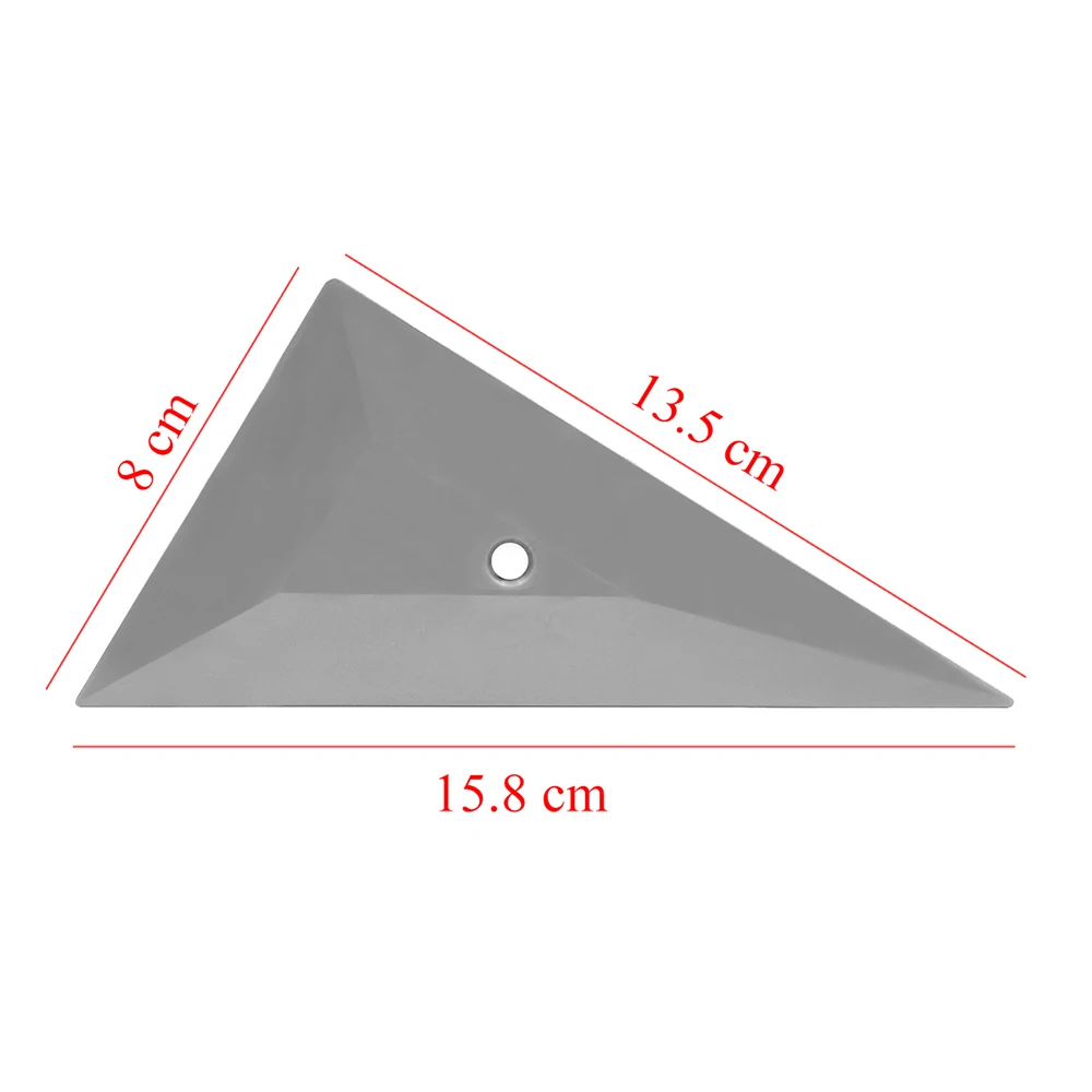 車用三角ウィンドウスキージ、着色ツール、ビニールラップ、薄いスキージ、黄色のゴーコーナースクレーパー、2個