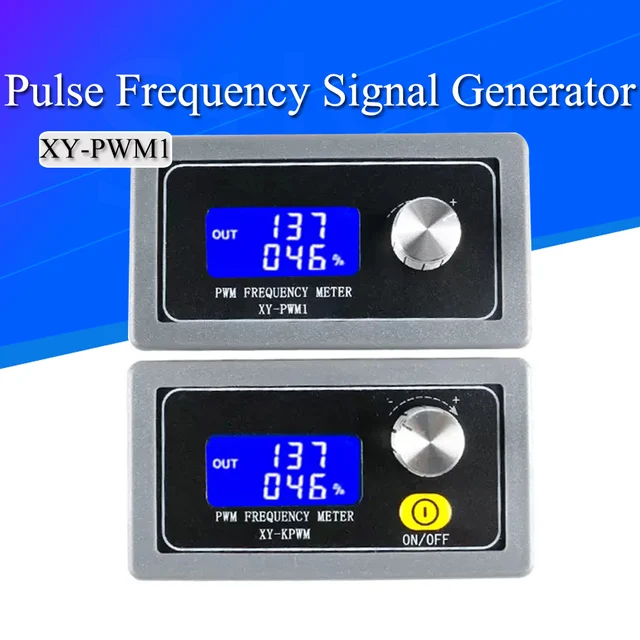 Podwójny system PWM XY-PWM1 Generator sygnału o częstotliwości impulsów Cykl pracy Regulowany moduł Generator sygnału prostokątnego fali prostokątnej