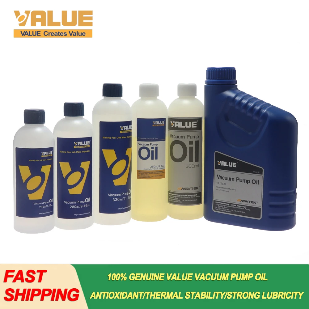 Image of Vakuumpumpenöl, Spezialöl für Drehschieber-Vakuumpumpen, Schmieröl für Verpackungsmaschinen, Vakuumpumpenöl, Spezialöl 330ml