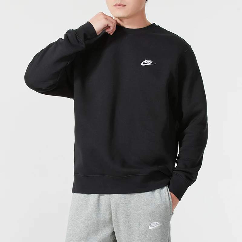 

Nike Men's Sweatshirt with Fleece Lining for Outdoor Sports and Running, Comfortable Pullover Bv2663-010
