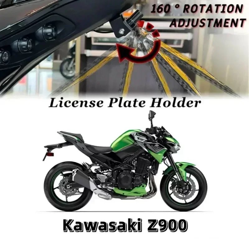 

License Plate Premium Adjustable License Plate Button Switch Effortless Contro for KAWASAKI Z900 z 900 motorcycle accessories