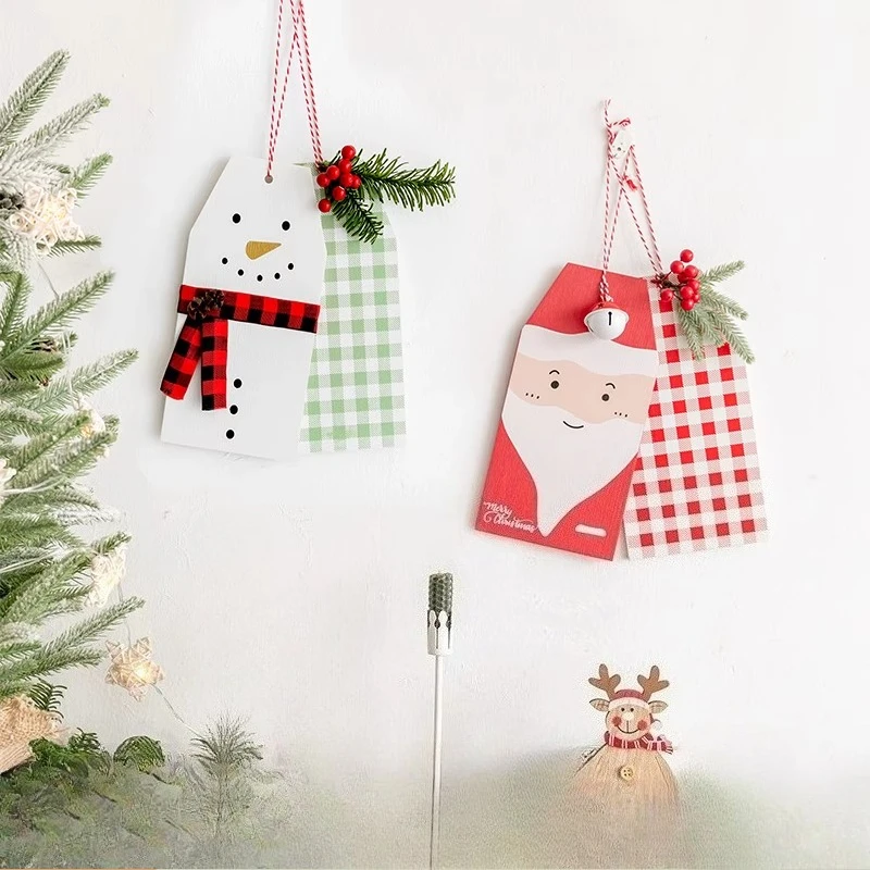 

Christmas Decoration: Wooden Pendant for Santa Claus, Wooden Pendant for Christmas Tree Decoration: Snowman, Christmas Gift