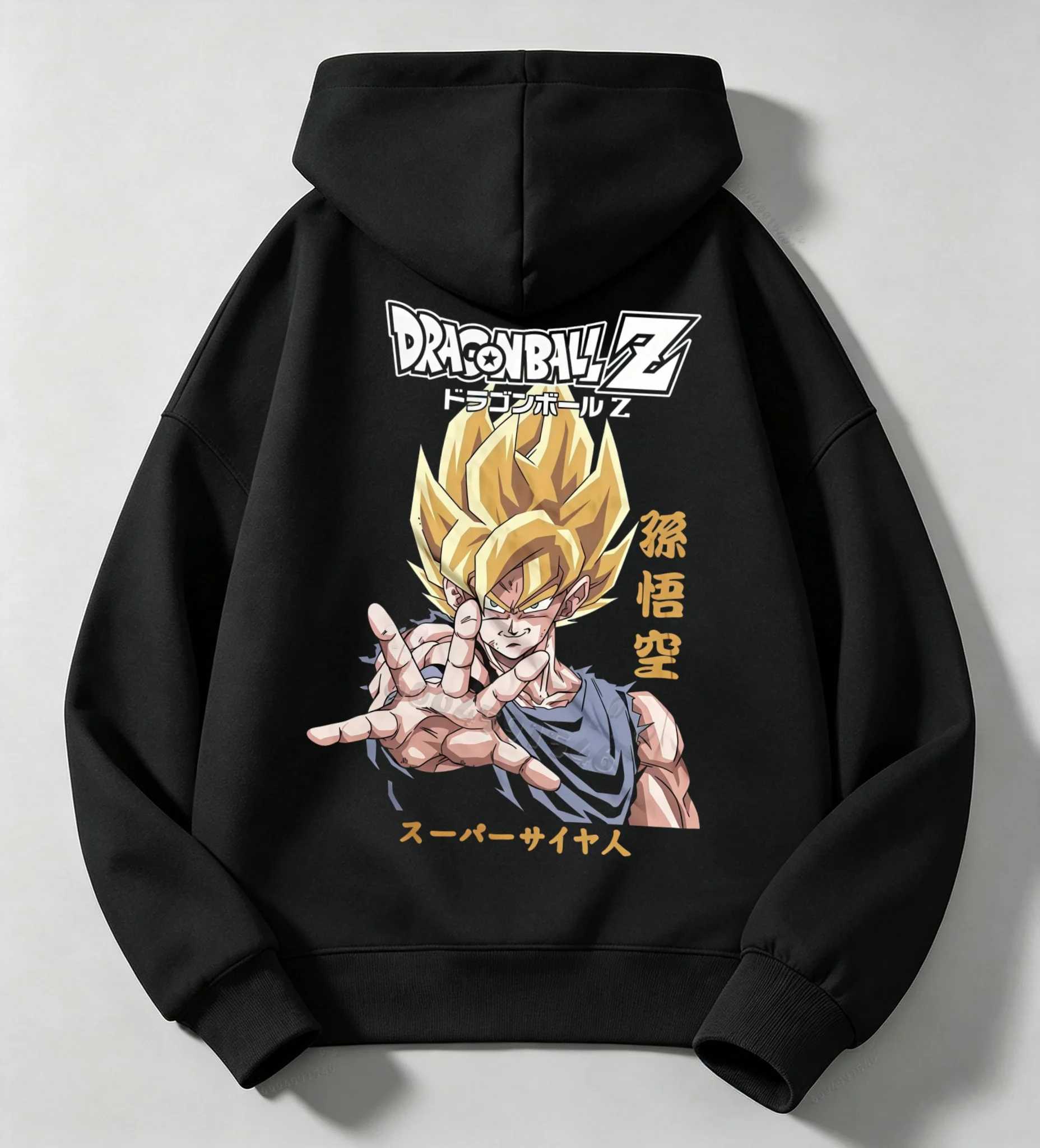 Dragon Ball Z Herbst/Winter Kinder-Kapuzenpullover - Cooler Charakter-Anime-Print Warmer Pullover für Jungen und Mädchen – Detail 6