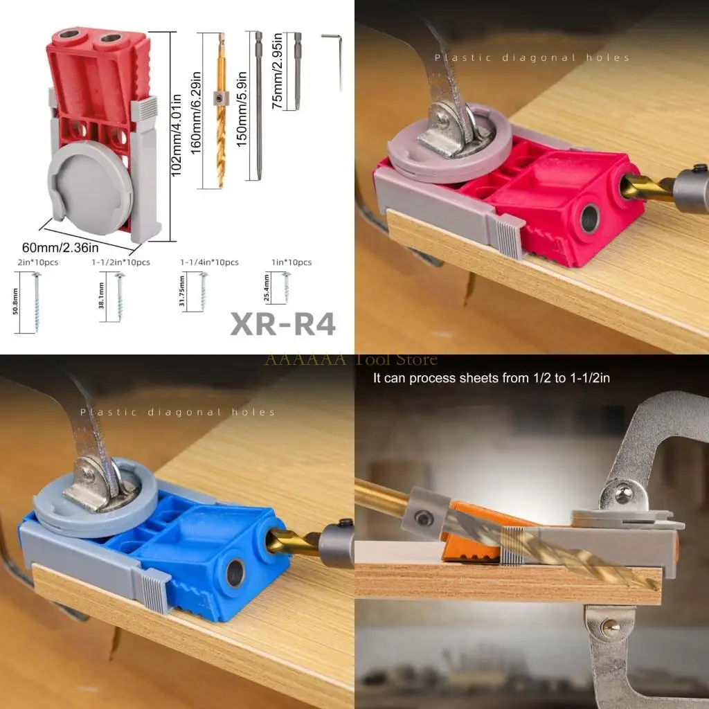 

A2BE Ange Wordworking Tool Dool Hole Vint Jig Dipinger Наборы для джиг зажимы джиг