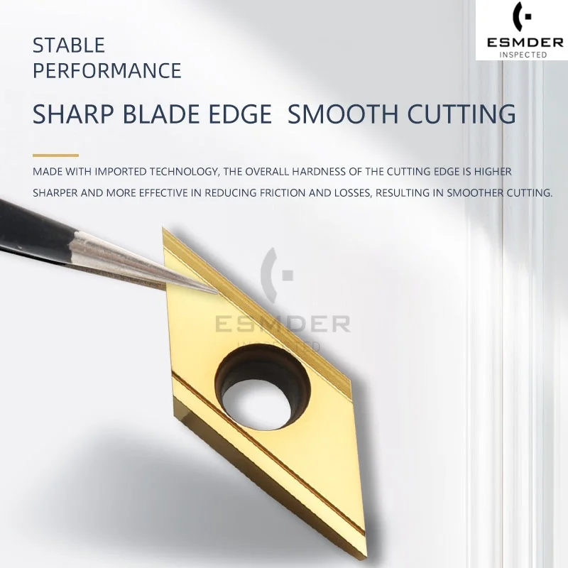 XCET 310404   XCET 170404   Insertos de carburo, cuchillas de biselado de bordes largos, torno CNC, herramientas de torneado de Metal para acero inoxidable/aluminio