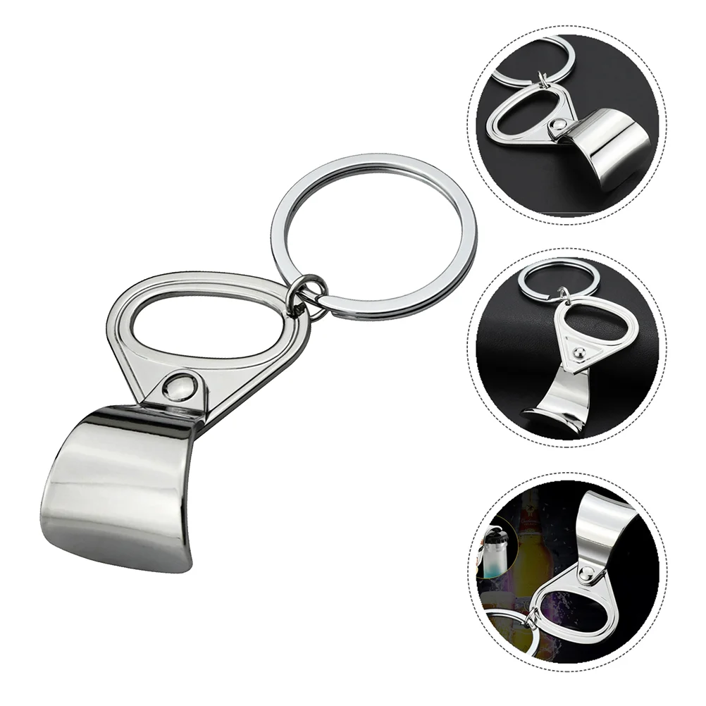 Key Chain Creative Design Keychain Cans Multifunction Portable Bottle Opener Multi-use Metal