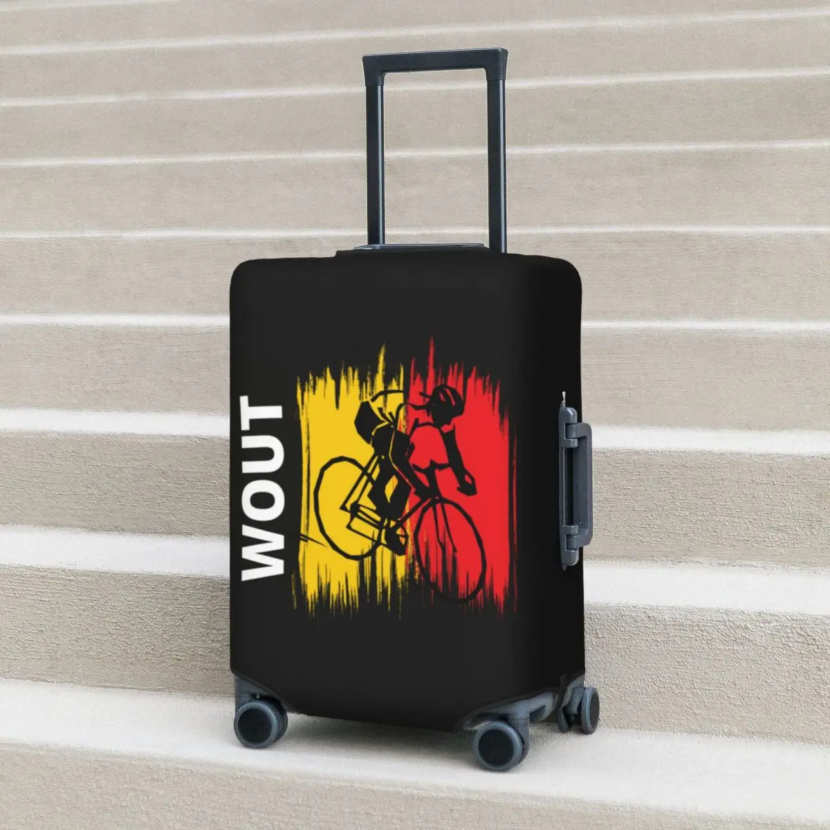 Wout Koffer Cover Holiday Van Aert Cycling Stretch Bagage Case Cruise Trip Protector