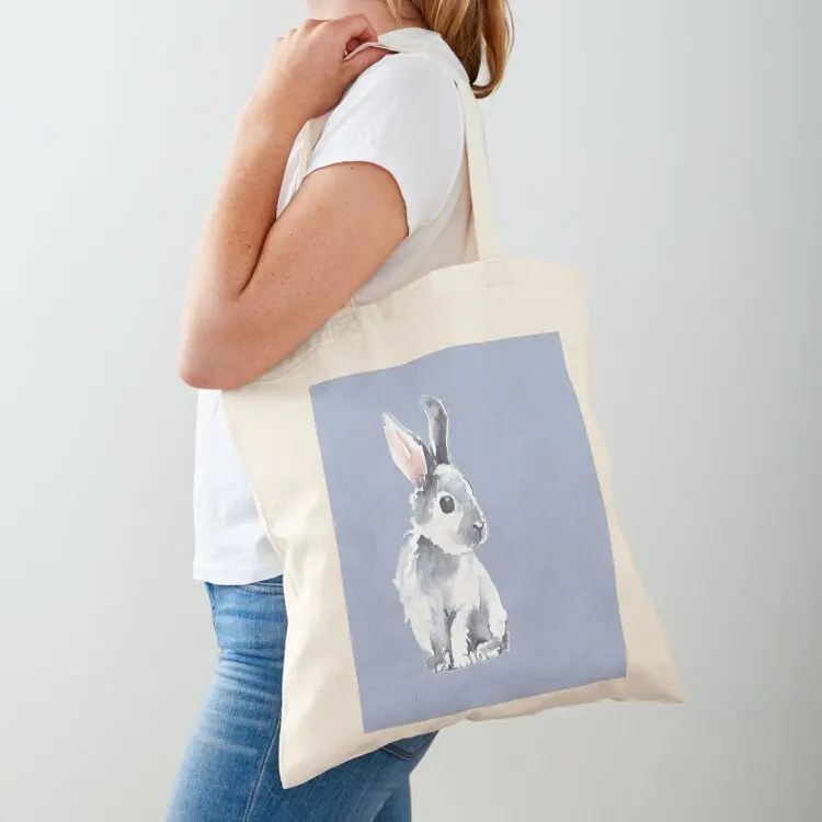 Moon Rabbit II Tote Bag canvas shopping bag foldable reusable bag supermarket folding tote bags aesthetic