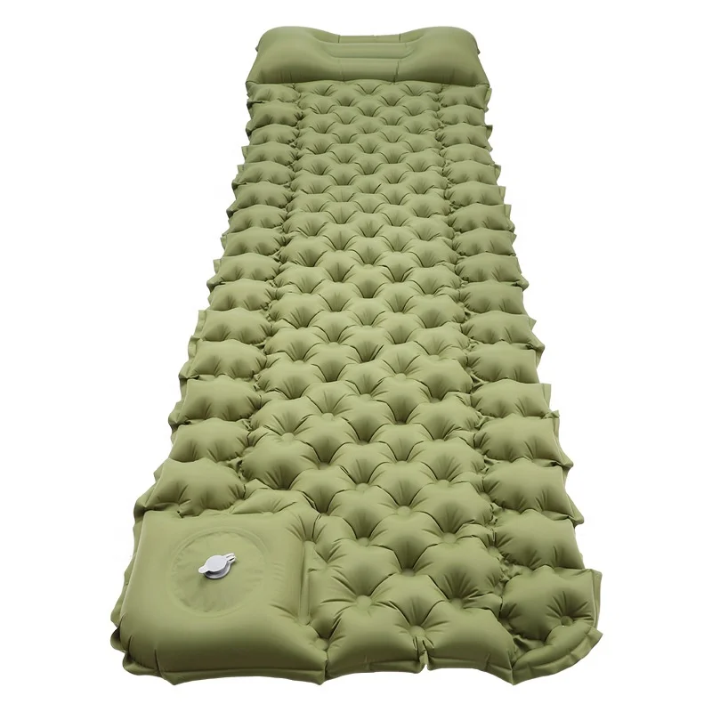 

Надувной коврик для кемпинга и легкого сна, ультралегкий надувной спальный коврик со встроенным насосом