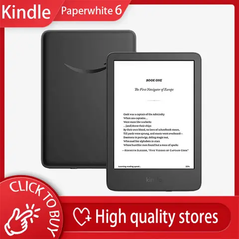 2024 Kindle Paperwhite 6 Kindle 12th ebook reader  KPW6 ereader 16GB 7" E-ink Touch Screen электронная книга