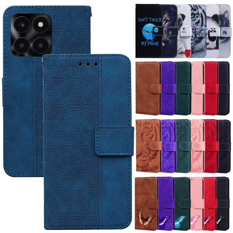 X6A Leather Case For Honor X6A Magnetic Flip Wallet Case Cover For Huawei Honor X6A HonorX6A X6 S WDY-LX1 Etui Coque Cases Capa