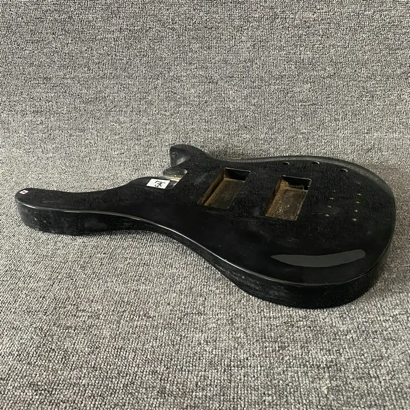 

AB547 черный цвет, цельная липа, корпус электрического бас-гитары, незавершенные детали для гитары и бас-гитары своими руками с повреждениями для замены правой руки