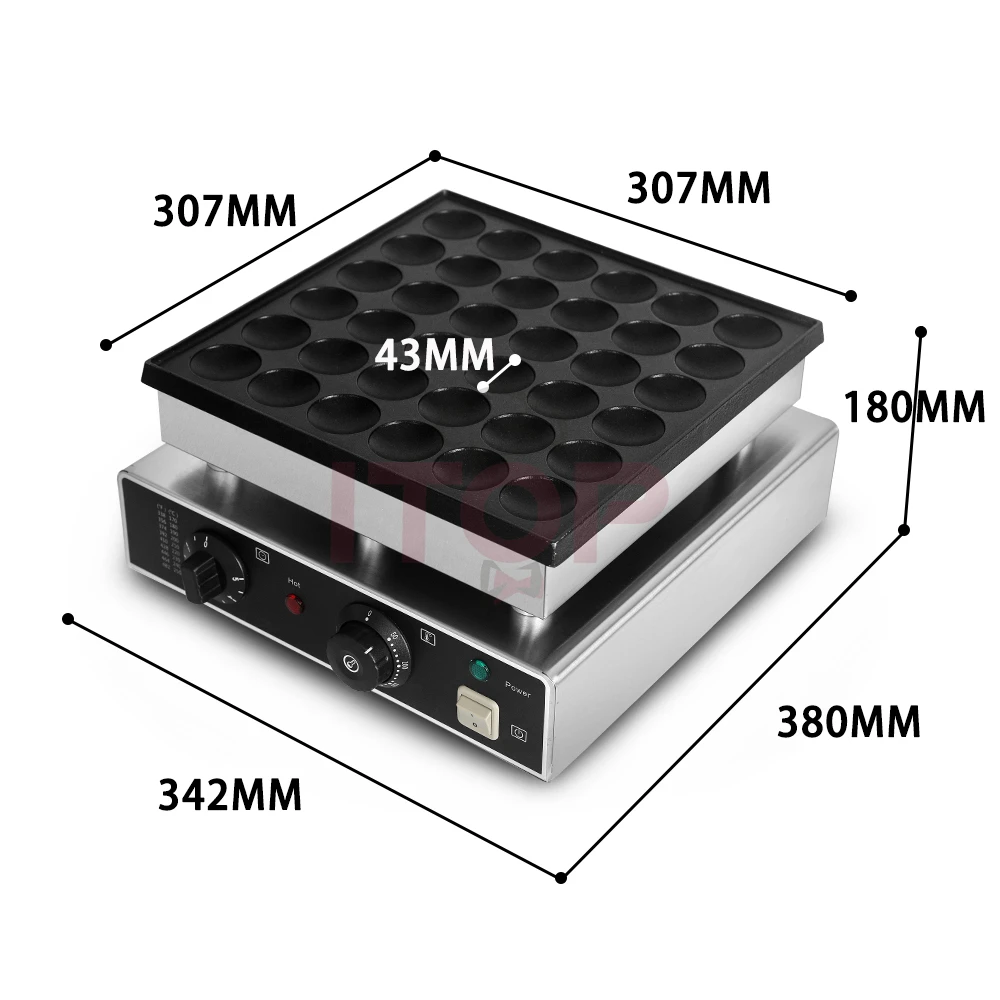 ITOP Mini Pancake Machine Commercial Electric Pancake Maker 25/ 36/ 50 Holes