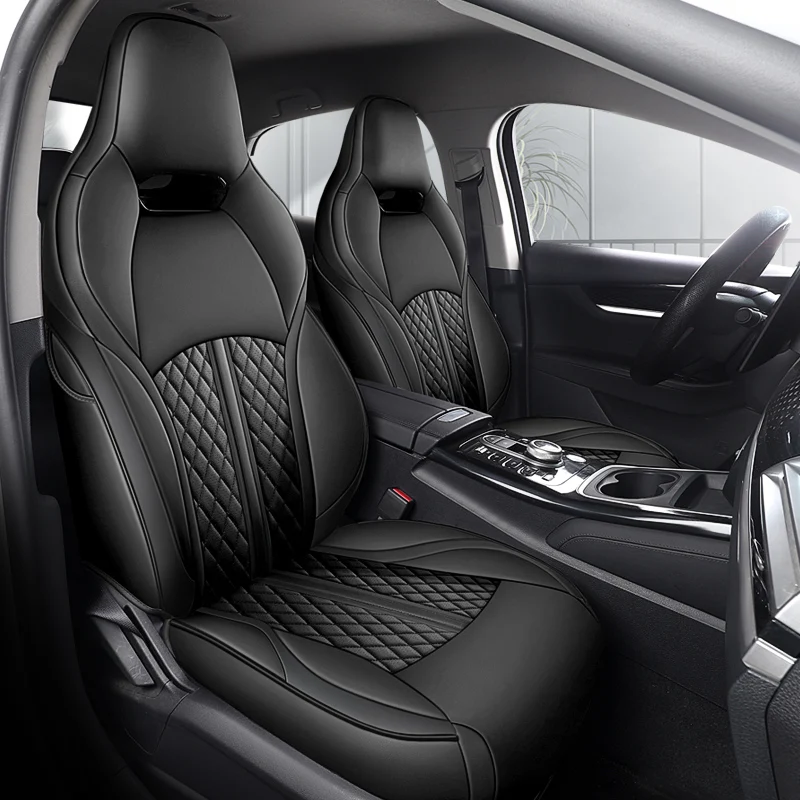 

Custom Hot Fit Car Seat Cover For Byd King 2024 Auto Accessories Luxury Waterproof Breathable Faux Leather
