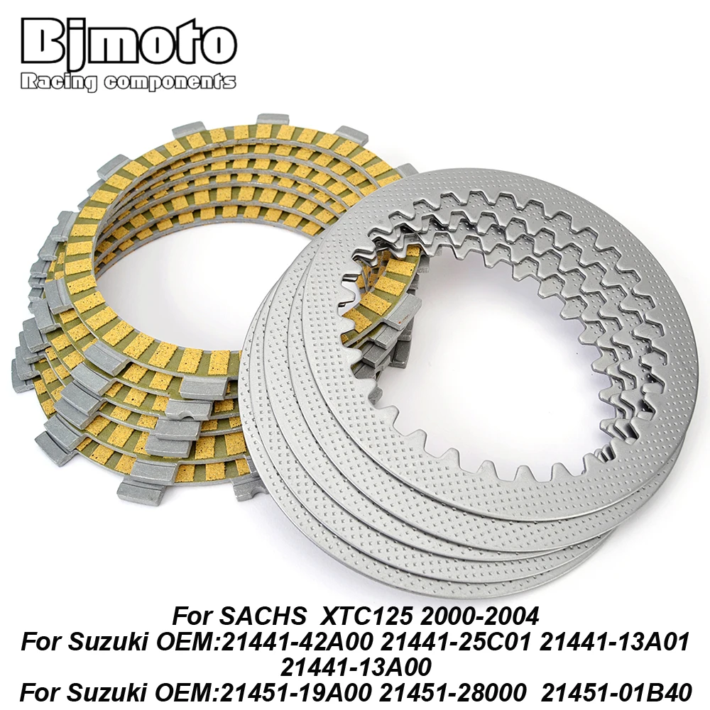 

For SACHS XTC125 Motorcycle Clutch Friction Plates For Suzuki Suzuki DR200 SE DF200EX GSXR250 CK RM100 A GP100 N/UN GP125 C/N