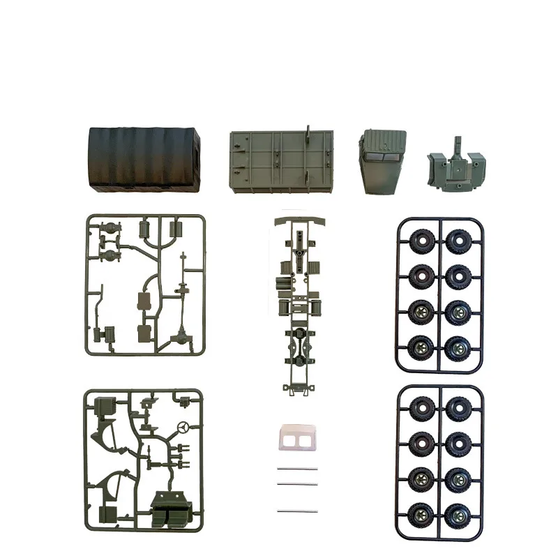 4D 1/72 Russia Kraz-260 Tractor Assembly Model Heavy Truck Plastic Military Model Kit Vehicle Toy - Image 5