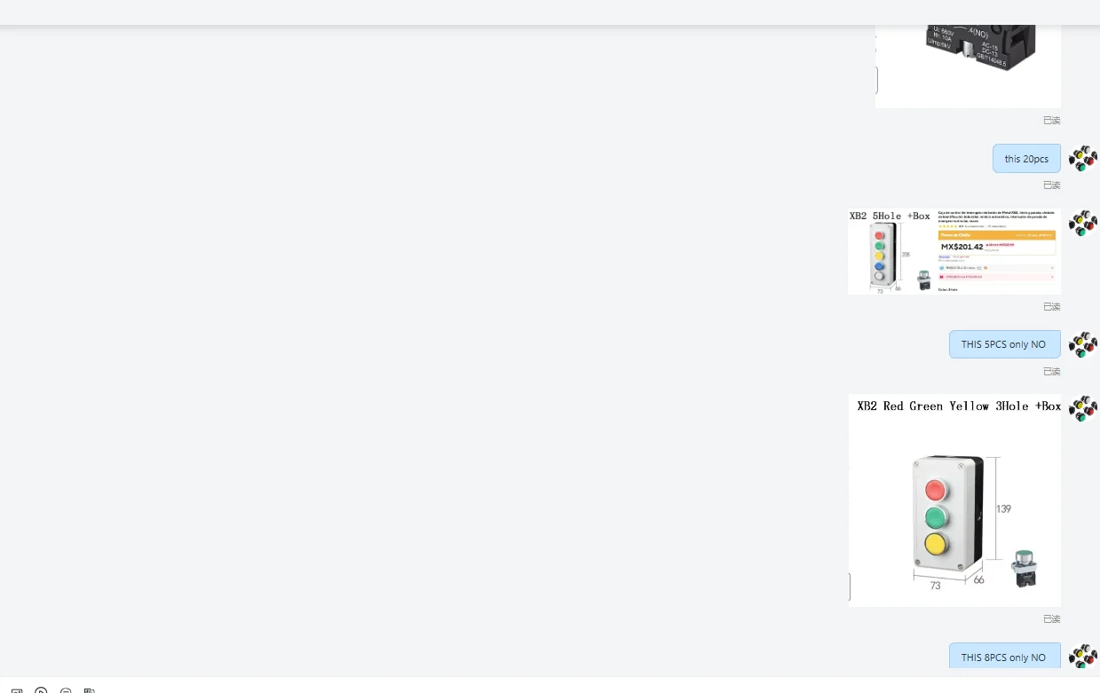 

20 switchs Normally Open module 10 pcs selector 2-position selector ON OFF 8 piezas caja 3 botones momentaneos Normalmente Abier