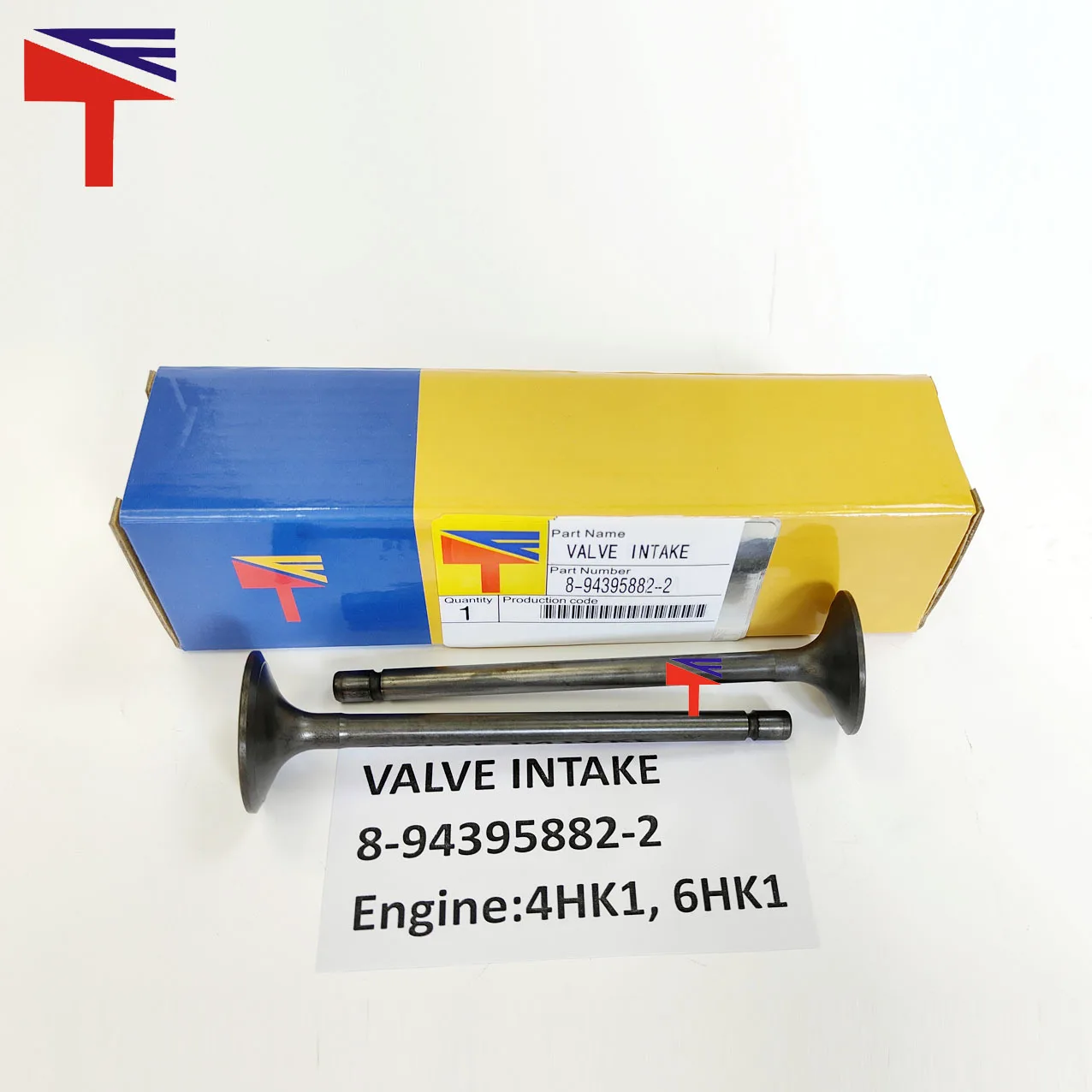 

2PCS intake valve 8-94395882-2 for construction machinery 4HK1 6HK1 engine parts