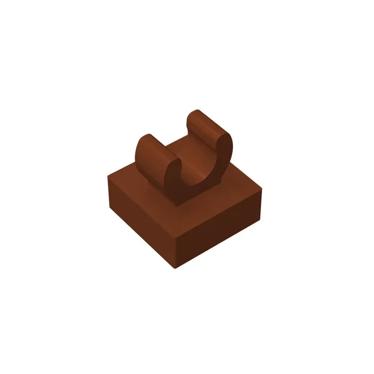 Gobricks GDS-818 Tile Special 1x1 mit Clip mit abgerundeten Kanten, kompatibel mit Lego 15712 2555 DIY-Lerngebäude