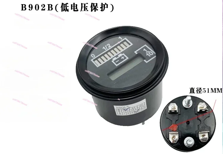 

Round Power Meter Hour Meter B902B Low Voltage Protection Electric Truck Stacker Display