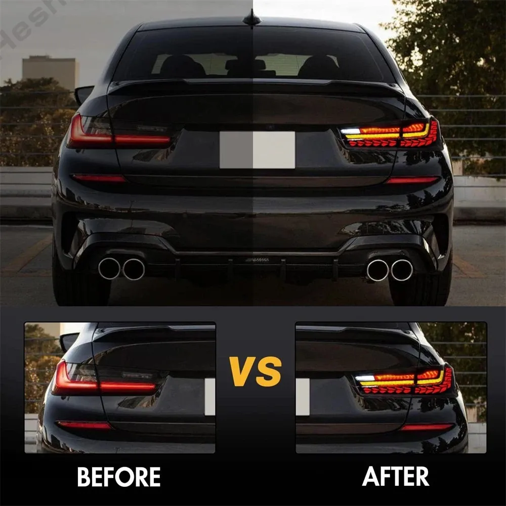 For BMW 3 Series G20 M3 G80 330 340i 320i 325i 2019-2022 OLED GTS Tail Lights Taillamp Taillight Rear Lamps Full LED Dynamic