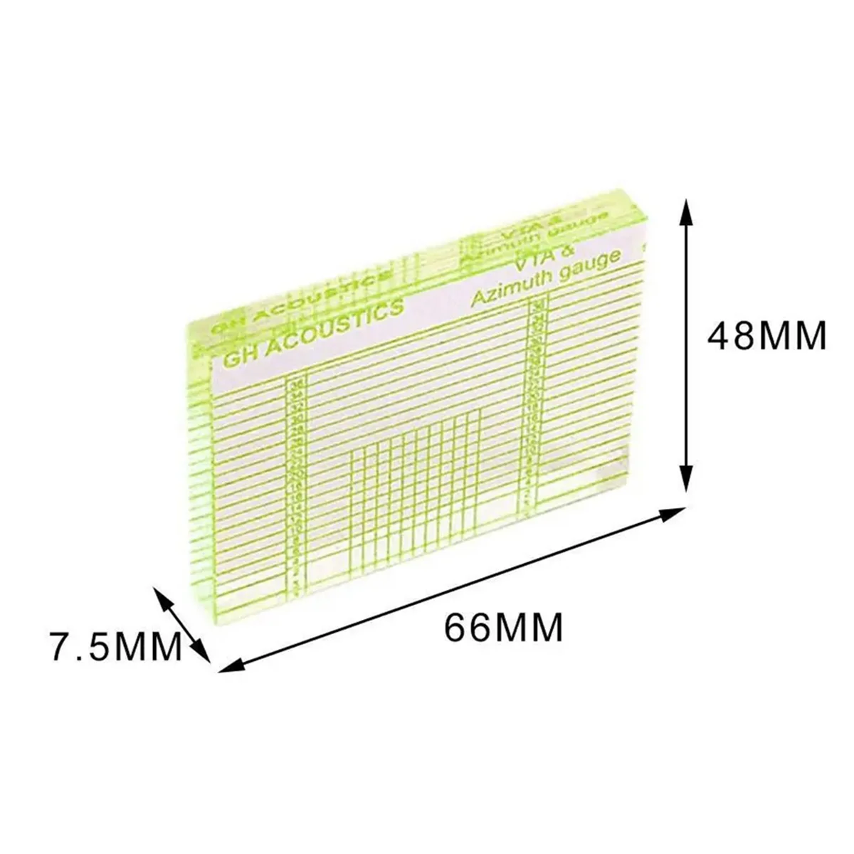 T36C VTA Balance and Azimuth Adjustment Ruler Vinyl Record Player Measuring Phono Tonearm VTA/ Azimuth Ruler