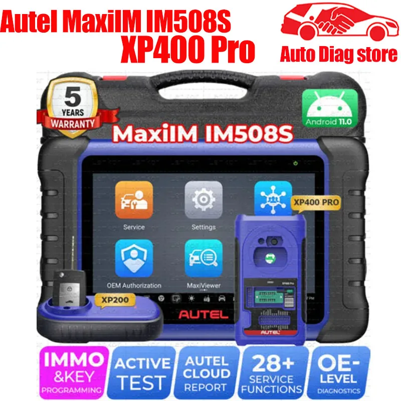 

Autel Key Programmer IM508S Alat Diagnostik Mobil 2023 IMMO Pemindai Pemrograman XP400 Pro/APB112/G-BOX3 Kit lengkap IM508 PRO