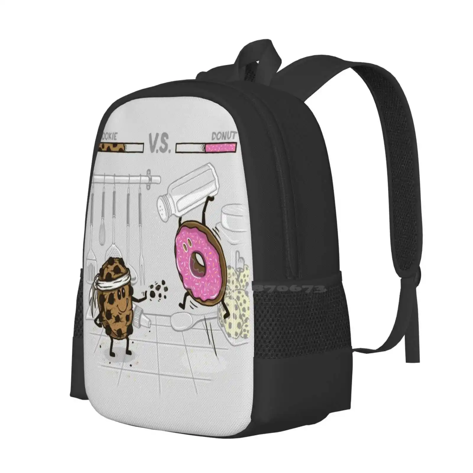 Duelicious Diskon Besar Ransel Tas Modis Kepingan Kue Donat Pertempuran Videogame Duel War Dapur Cokelat Manis Epik