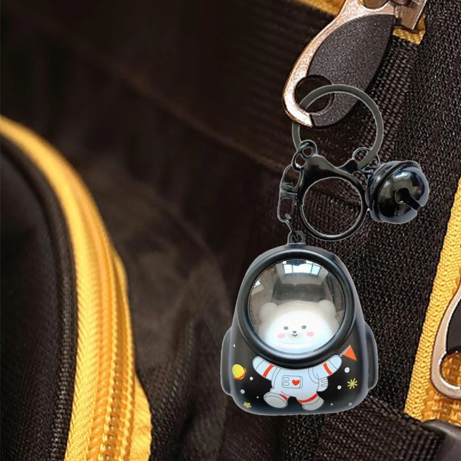 لطيف الدب المفاتيح كيرينغ مع ضوء الليل القطيفة حقيبة سحر قلادة لحقيبة الظهر ومفاتيح السيارة الفتيات #5