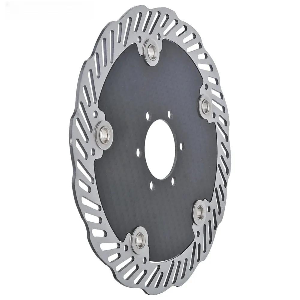 

Carbon Fiber Disc For Rotor 140mm 160mm 6 Bolt for Road and MTB Bikes Compatible with Standard Calipers Lightweight Construction