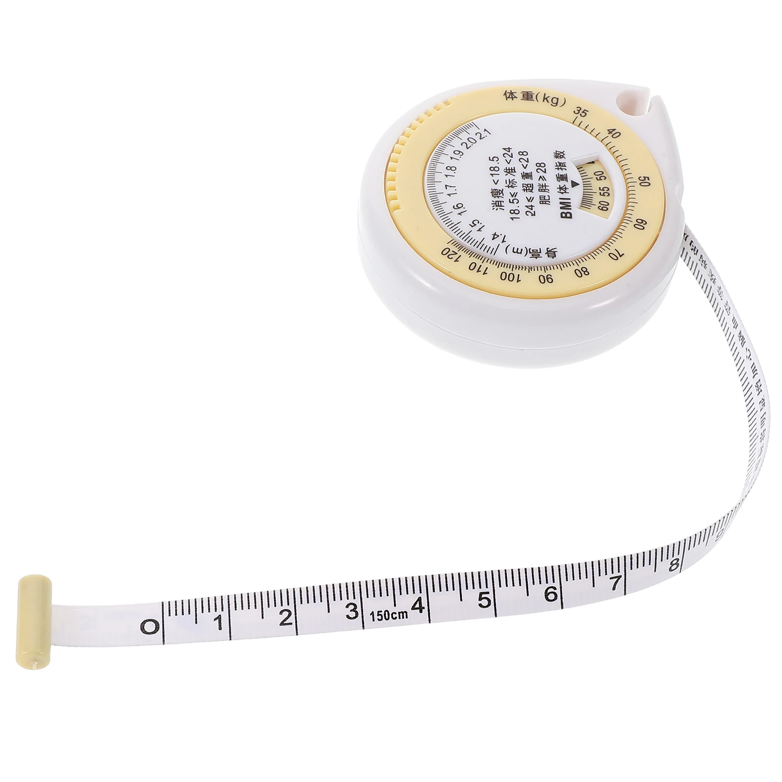 

Portable Body Measurement Tape Measure for Waist Fat Tracking Retractable Design Ideal for Health Monitoring Body Tape Measure