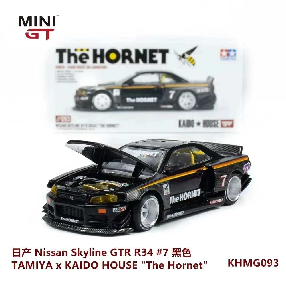 Nissan Skyline GTR R34 R32 R35 MINIGT KAIDO HOUSE 1:64 True Scale Miniatures Alloy Diecast Car Model Collection