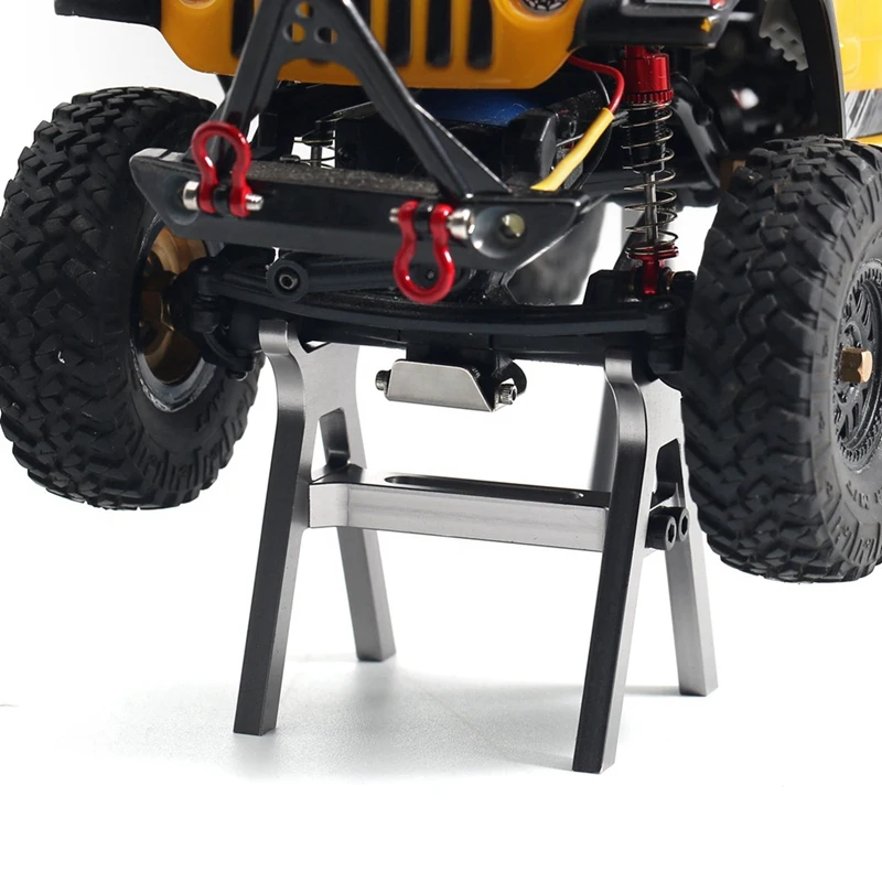 Durable Aluminum Alloy Work Stand For 1/18 1/24 RC Car TRX4M SCX24 FCX24 Repair Station