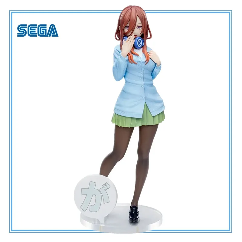 

Original SEGA Luminasta The Quintessential Quintuplets Nakano Miku PVC 20cm Anime Figures Action Figure Model Collect Toys Gifts