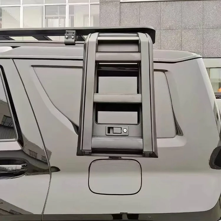 Car Aluminium Alloy Roof Rack Set for 700 Exterior Accessories Car Luggage Storage Rack Roof Platform Side Ladder Box