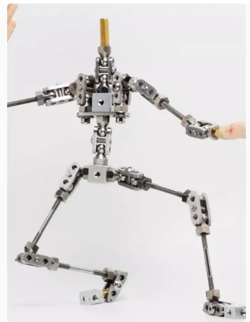 PMA-20  20cm Upgraded Ready-to-assemble  high quality stainless steel animation armature puppet for Stop Motion Character