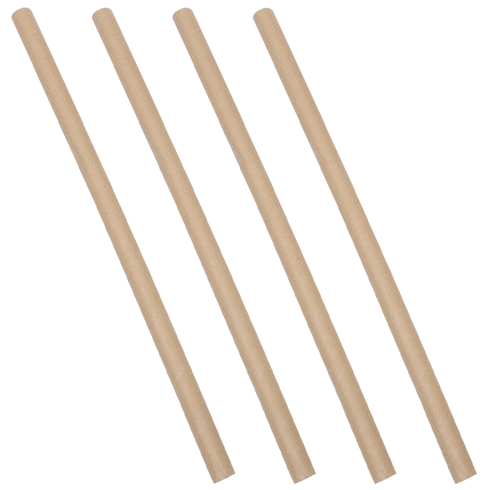 

4pcs Blank Thick Craft Paper Tubes For Diy Projects Creative Poster Storage Fishing Pole Making Diy Paper Roll Tubes
