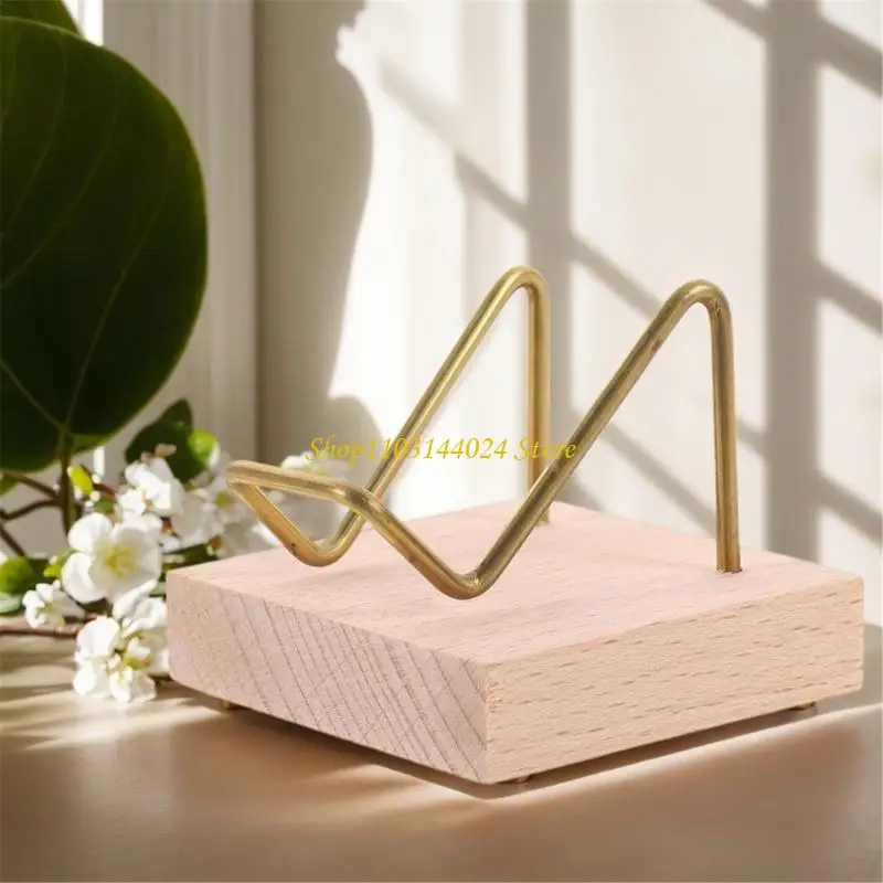 N5KE Small Mineral Display Wrack Wrack With With Wooden Race لسهولة التخزين والنقل من البلورات