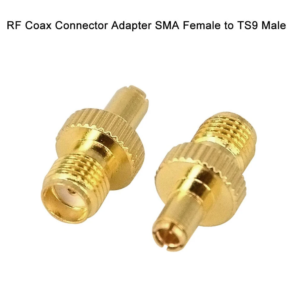 Антенный адаптер RF Coax 4G LTE 2 шт., переходник с гнездом SMA на прямой штекер TS9 для антенны 4G LTE Hsdpa 2G 3G