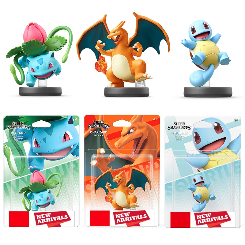 

ARTSWIFT Store Squirtle Ivysaur Charizad Фигурка Super Smash Оригинальный регион Бесплатная азиатская версия Рождественские подарки