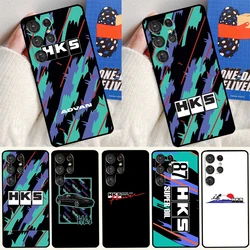 Sports Car HKS JDM For Samsung Galaxy S23 S22 Ultra S21 Ultra Note 20 S20 FE S8 S9 S10 Note 10 Plus Phone Case