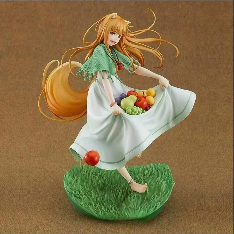 26cm Wolf and Spices, Hero 7th Generation Wolf and The Fragrance of Fruit, Cute Wolf Figure Doll Ornament Christmas Gift