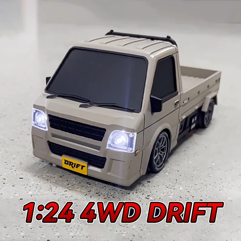 

1/24 Full-Scale S817 Remote Control Drift Truck 2.4G Wireless Tricycle Model with LED Lights Suitable Rc Car for Children