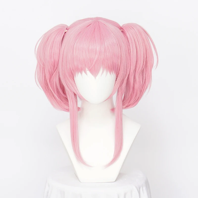 

suu wigs from Anime Shugo Chara Cosplay Pink Short Chip Removable Ponytails Syntheitc Hair