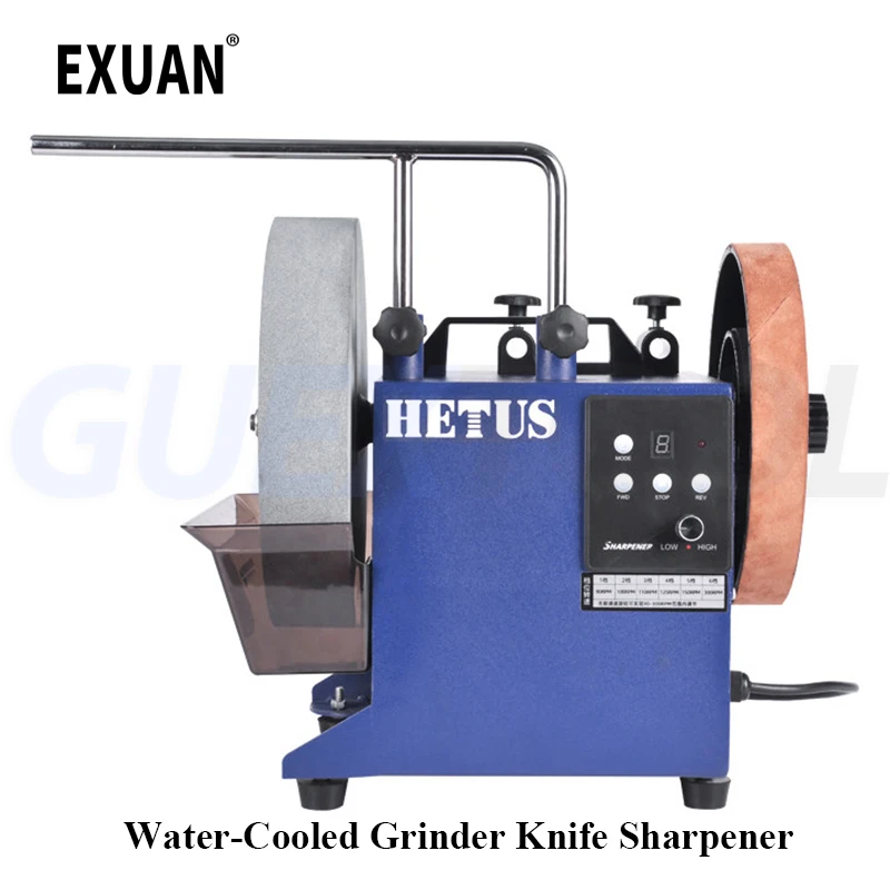 

300W Double Wheel Water-Cooled Grinder Knife Sharpener Electric Low-Speed Water Grinder Polishing Machine