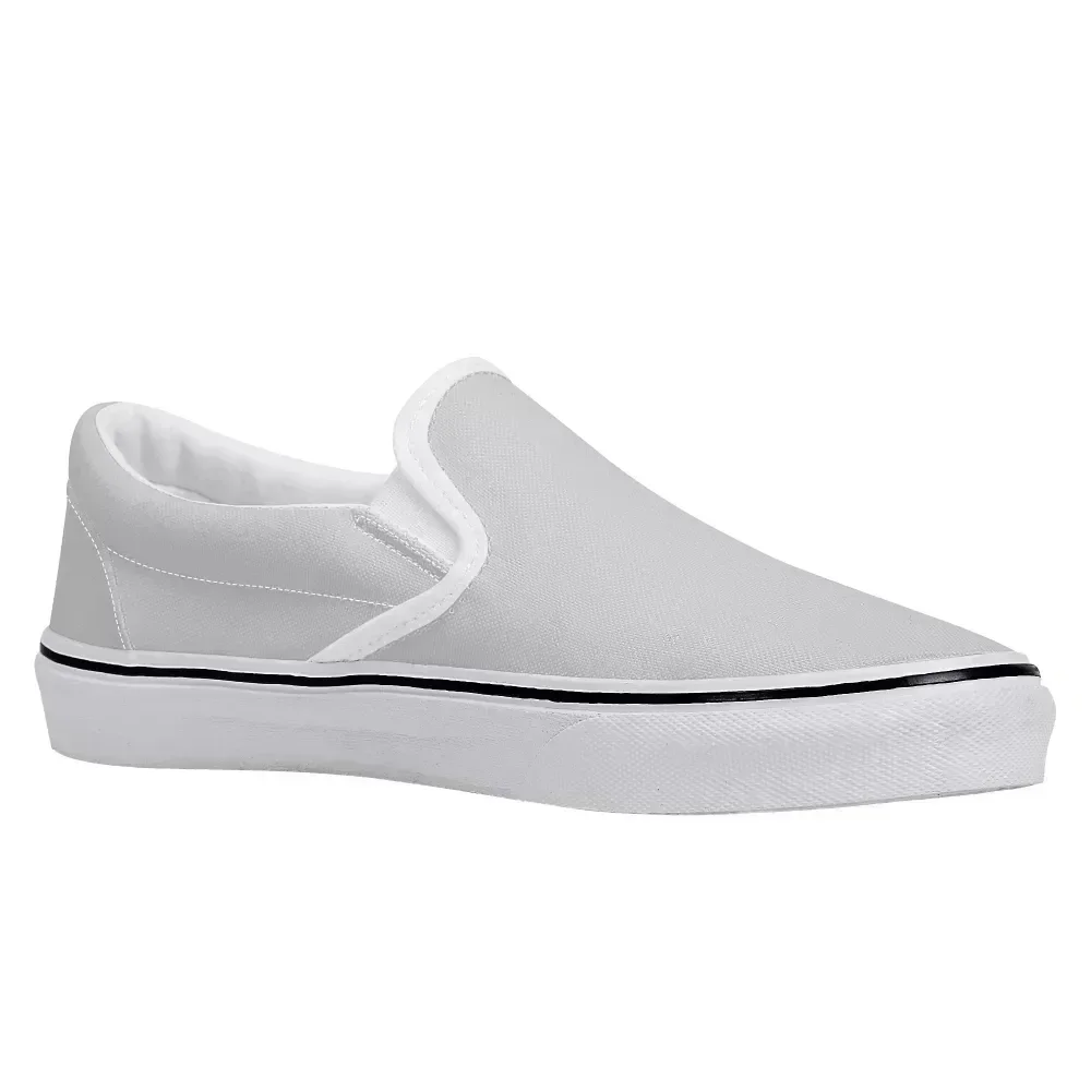 Aangepaste Schoenen Nieuwe Slip Op Schoenen Mode Comfortabele Grafische Sneakers Eenvoudige Hoge Kwaliteit Effen Kleur Casual Flat Dropshipping Diy