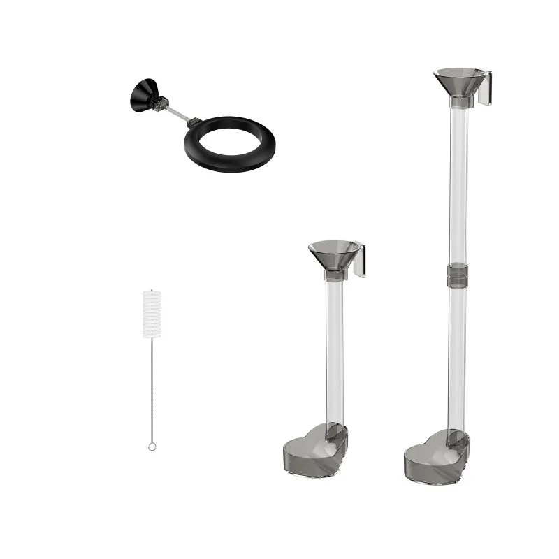 NEW Fish Tank Aquarium Feeding Circle Multi-functional Feeding Tube with Feeding Feed Combination 21-38CM Telescopic