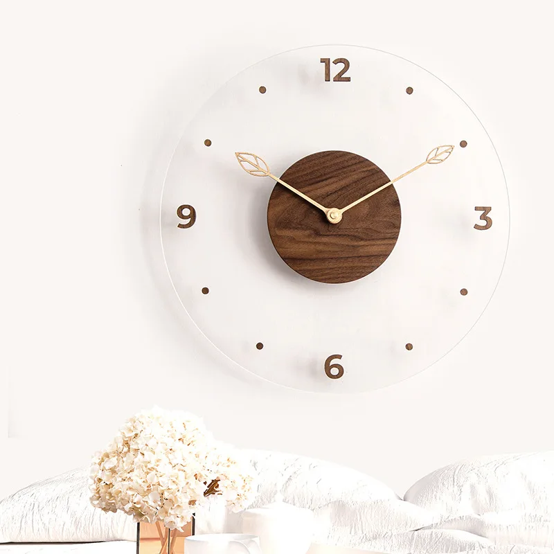 

Decoration Minimalist Wall Clocks Retro Nordic Silent Kitchen Wall Clocks Creativity Wooden Home Decor Reloj De Pared MHBGZ