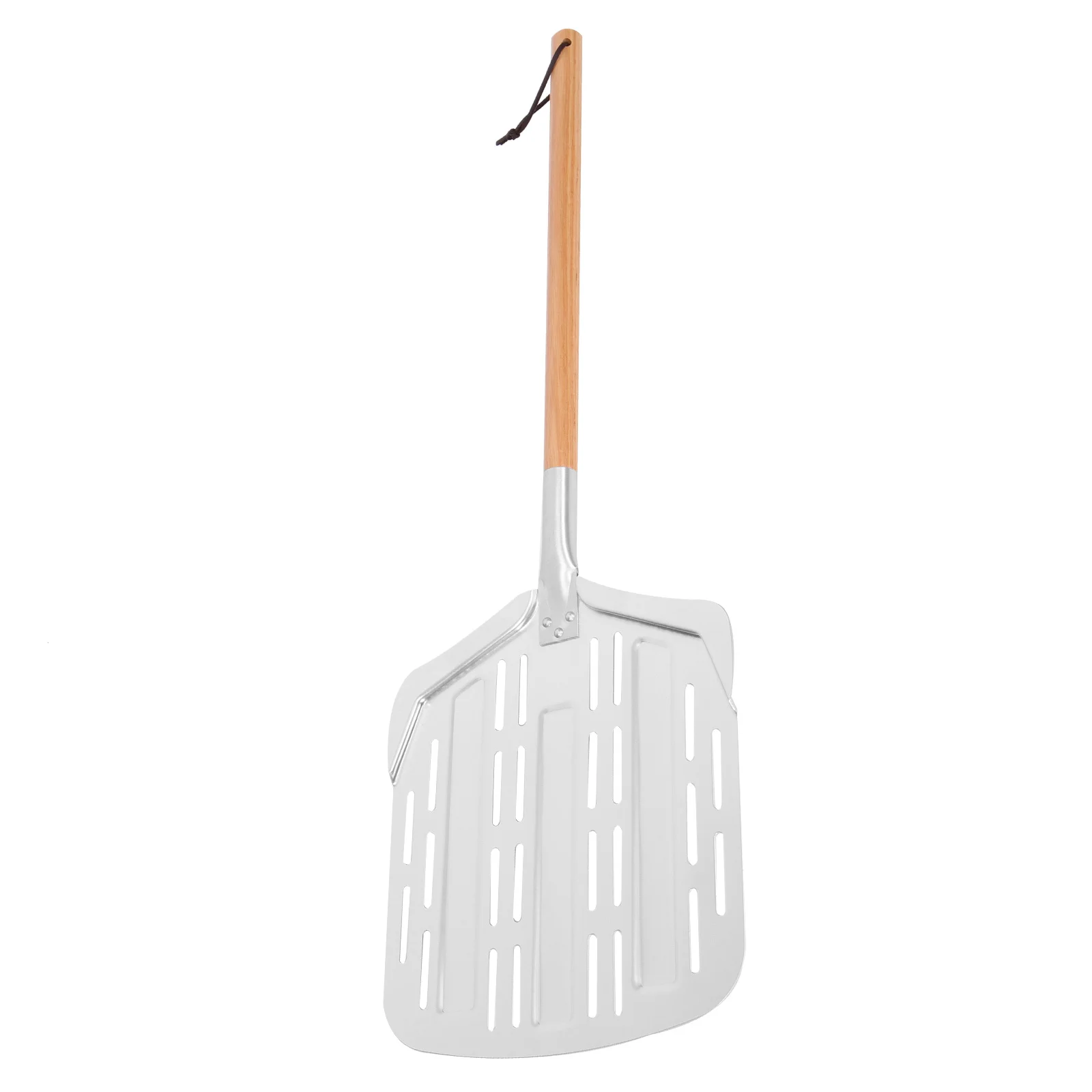 

Aluminum Pizza Shovel Perforated Heavy Duty Baking Tool For Oven Grill Cake Transfer Kitchen Supply Restaurant Use